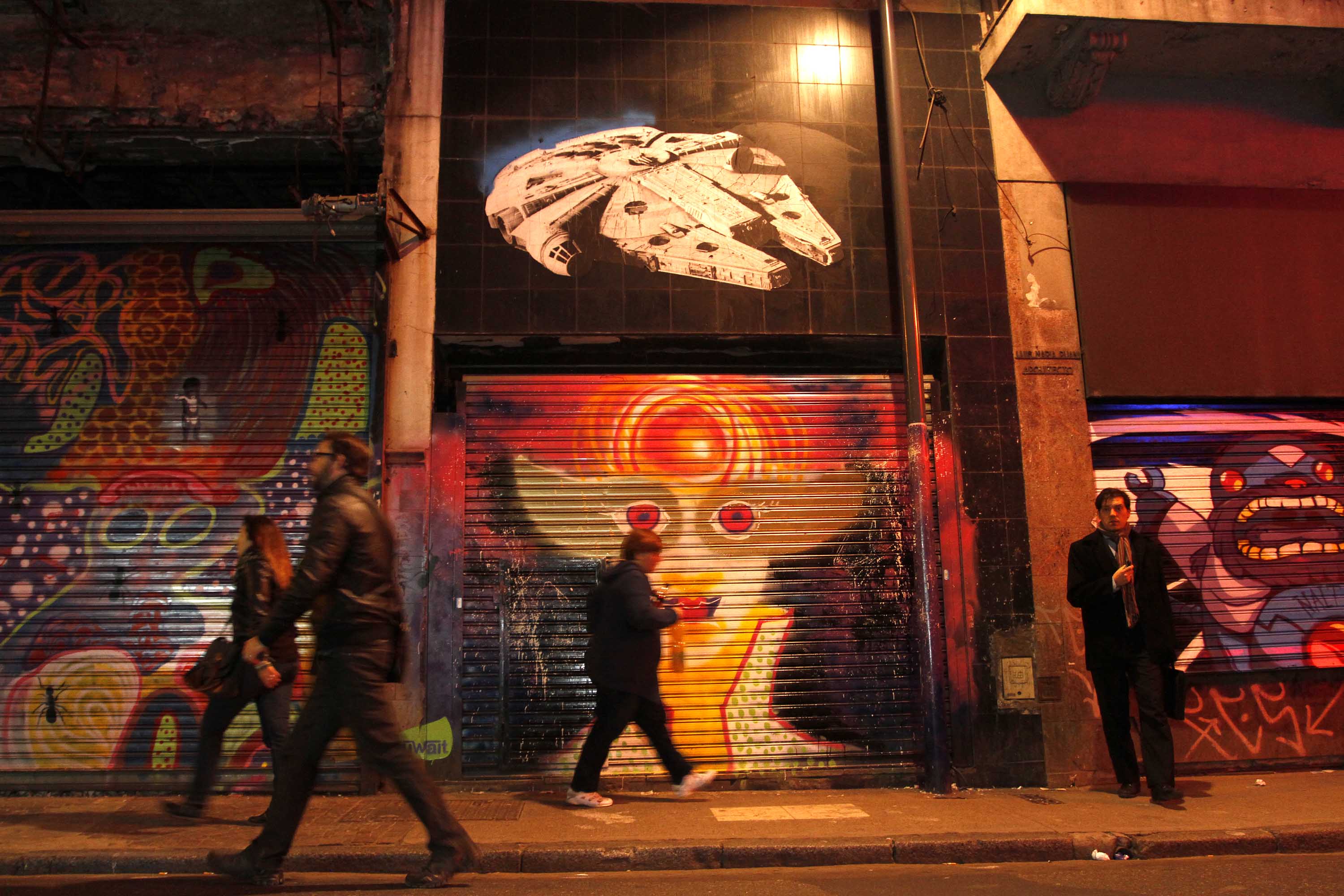 Jornada de arte urbano en el Teatro Maipo