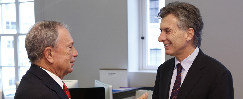 Macri con Bloomberg: compromiso para gestionar créditos contra inundaciones