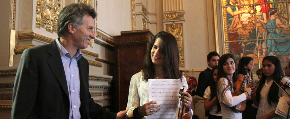 Concierto de las Orquestas Juveniles en el Teatro Colón