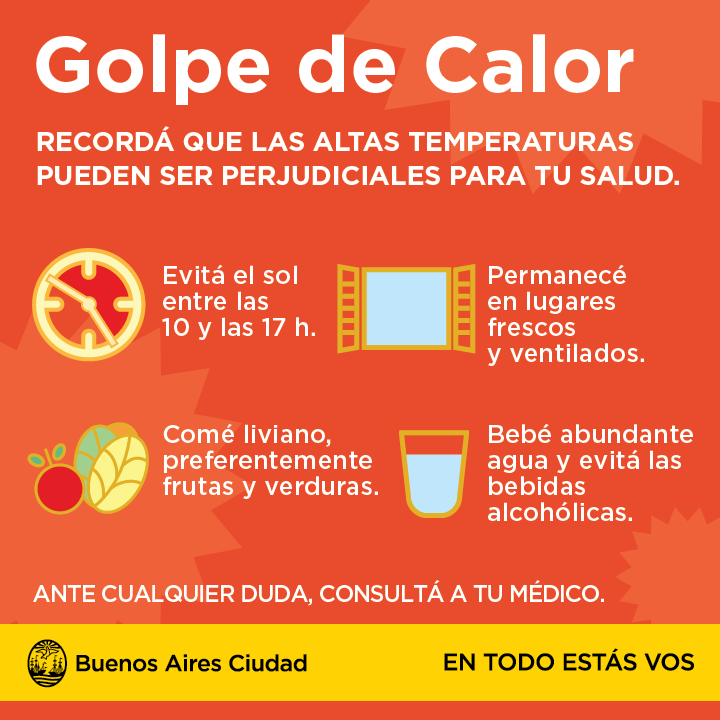 Recomendaciones de la Ciudad ante las altas temperaturas