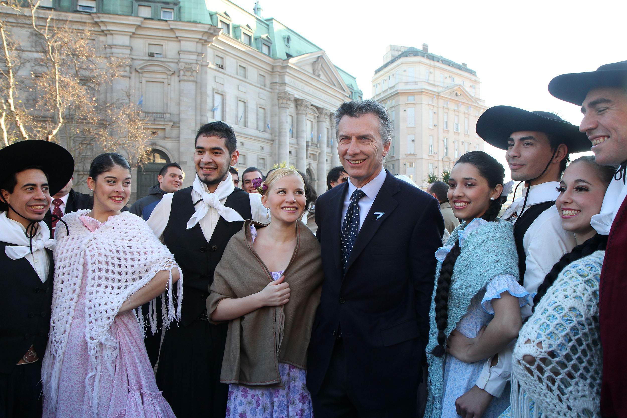 Macri encabezó el acto por el 196 aniversario de la declaración de la Independencia