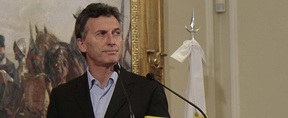 Macri: “Cualquier conflicto debe ser resuelto en el marco  de la vida institucional del país” 