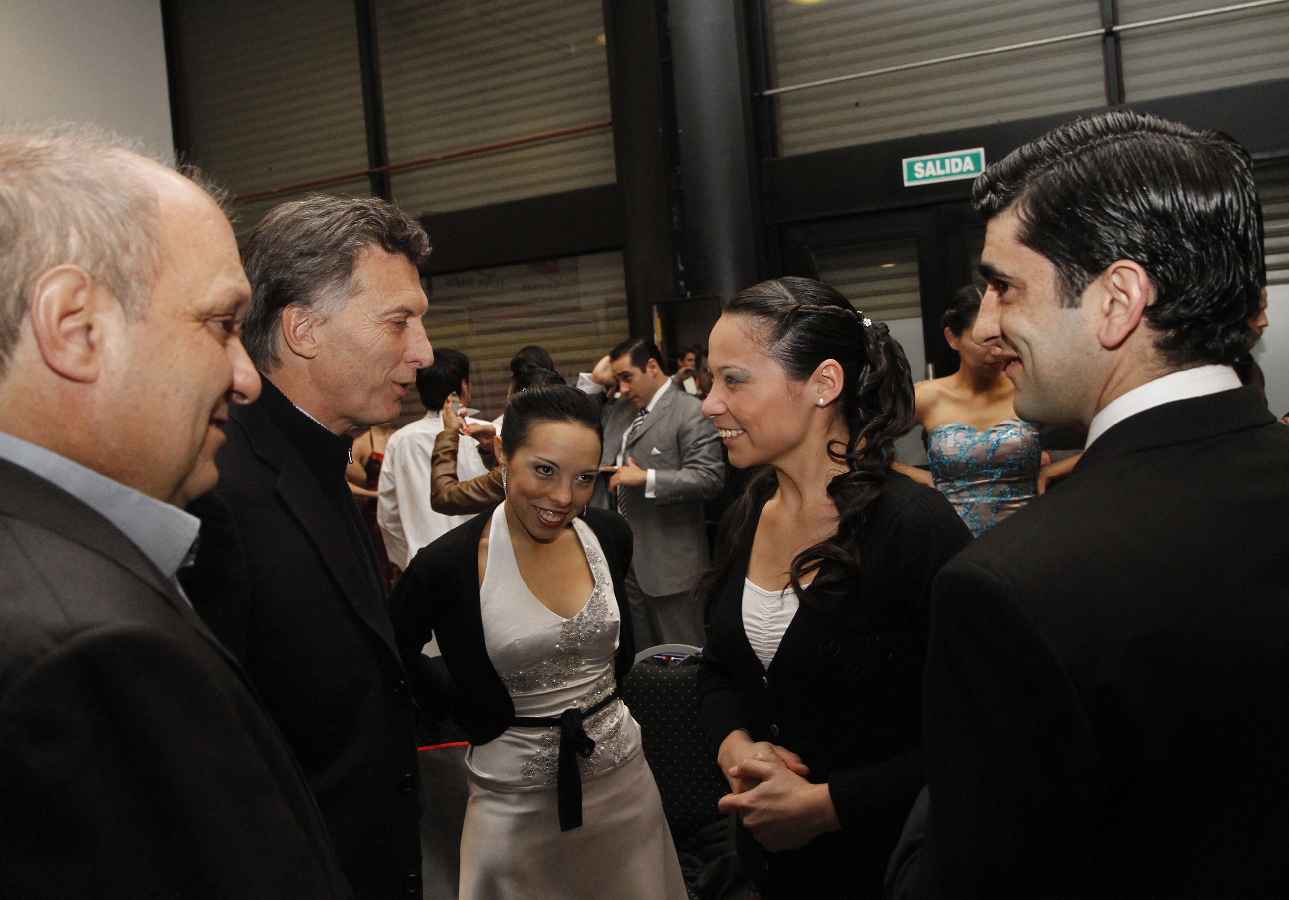 Macri en la Gran Final de Tango