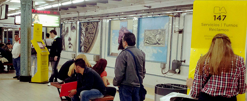 Terminales interactivas en subtes