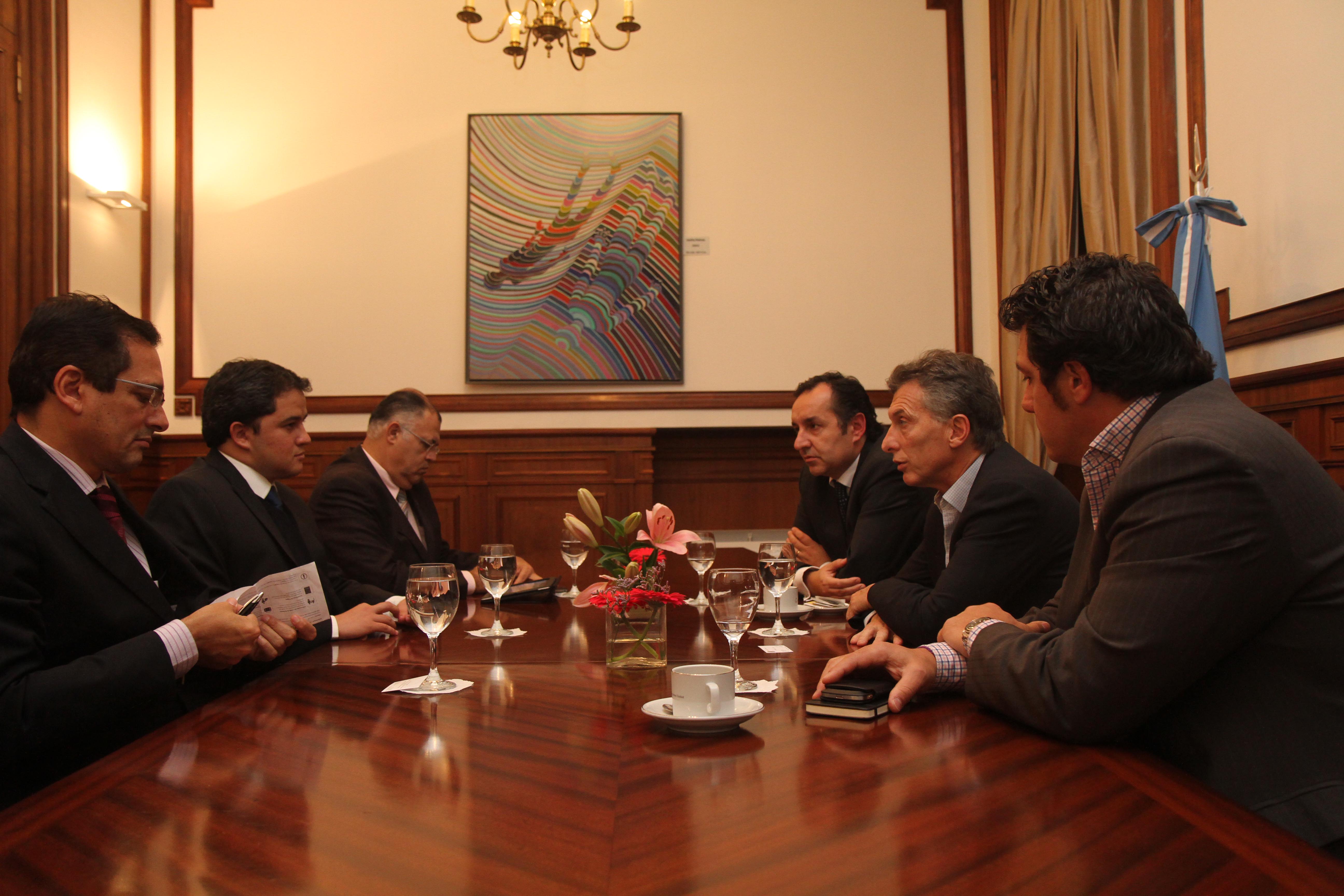 Macri recibió a parlamentarios federales de Brasil  