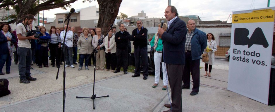 Inauguración de la Plazoleta Troncoso