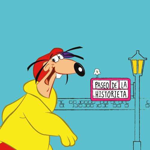 LA CIUDAD INAUGURÓ LA ESCULTURA DE LARGUIRUCHO EN EL PASEO DE LA HISTORIETA 