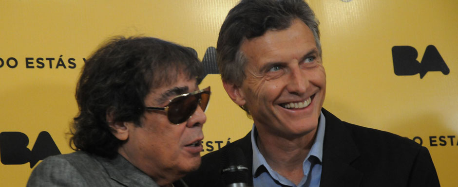 Macri anunció el concierto gratuito de Cacho Castaña