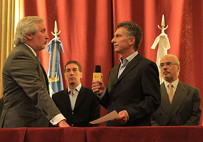 Macri tomó juramento al Procurador General, Julio Conte Grand