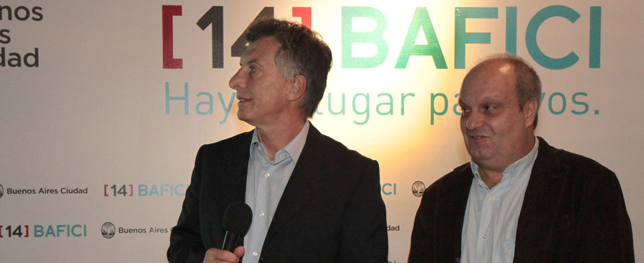 Macri recorrió la sede central del BAFICI