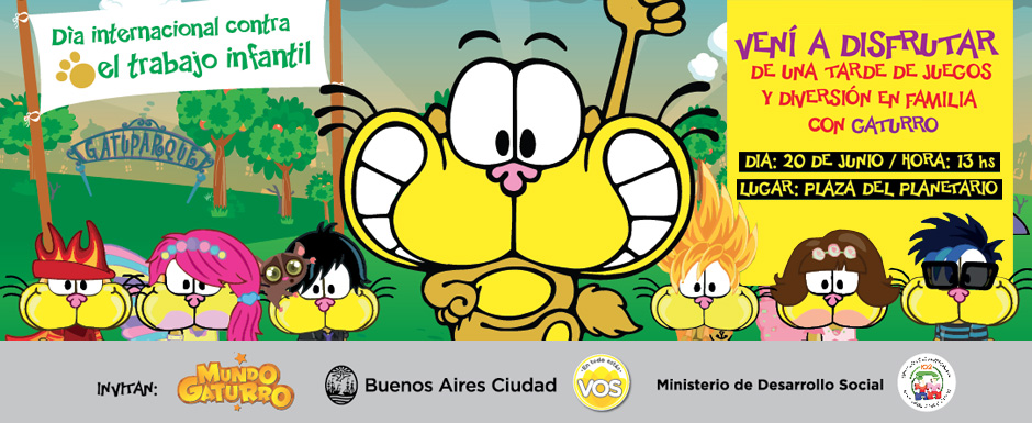 Arte y Diversión contra el Trabajo Infantil. Vení a divertirte al Planetario!