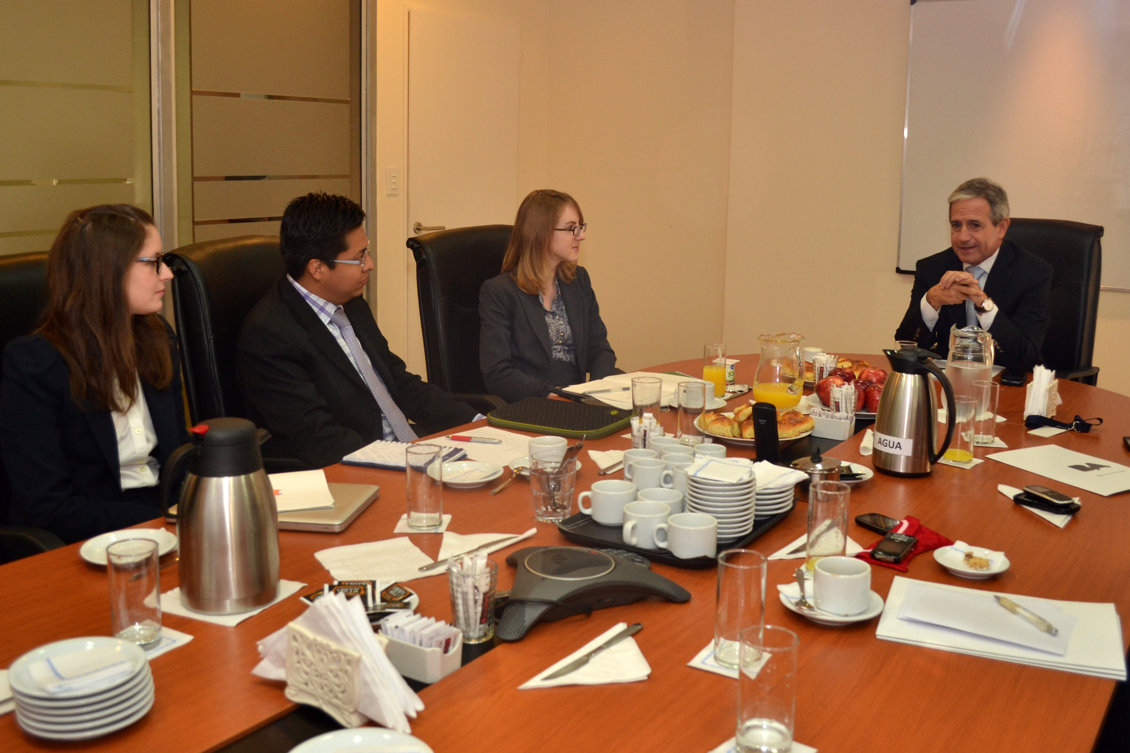 Visita de alumnos de la Universidad de Columbia