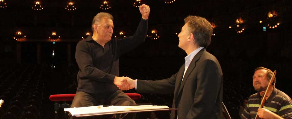 Zubin Mehta en concierto, gratis y en la Usina del Arte