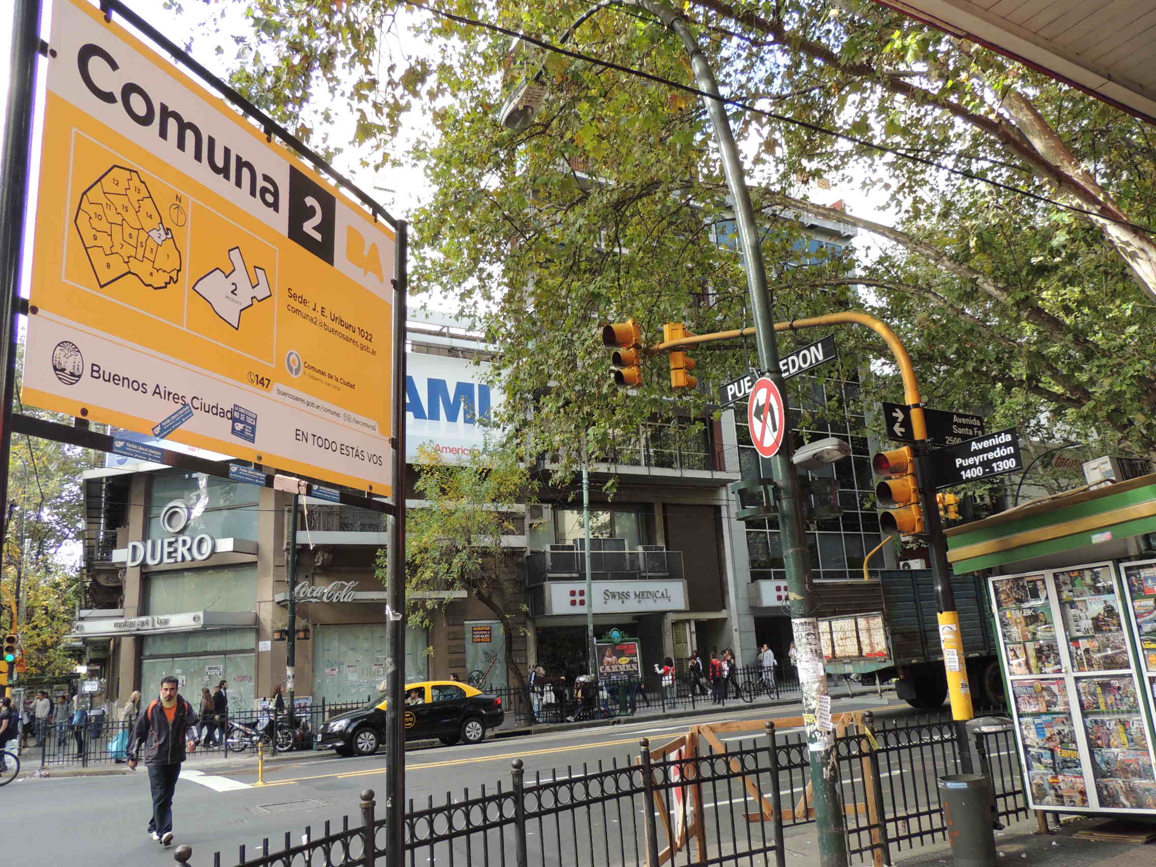 Avanza la renovación de los carteles de las Comunas