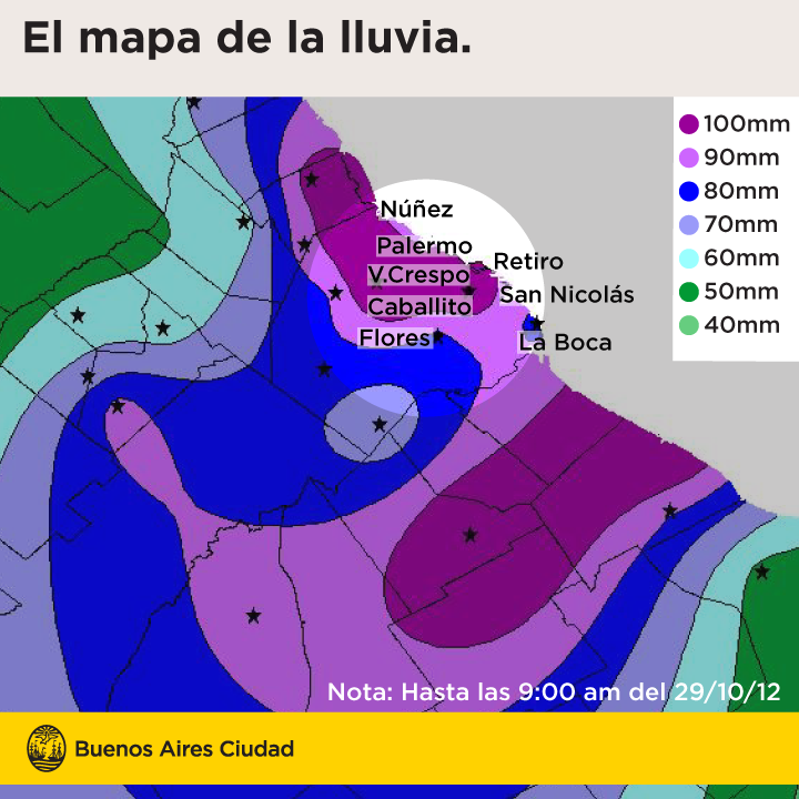 Los equipos de la Ciudad continúan trabajando
