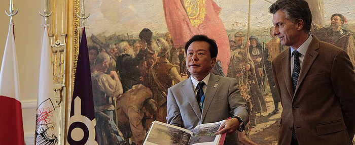 Macri distinguió como Huésped de Honor al gobernador de Tokyo 