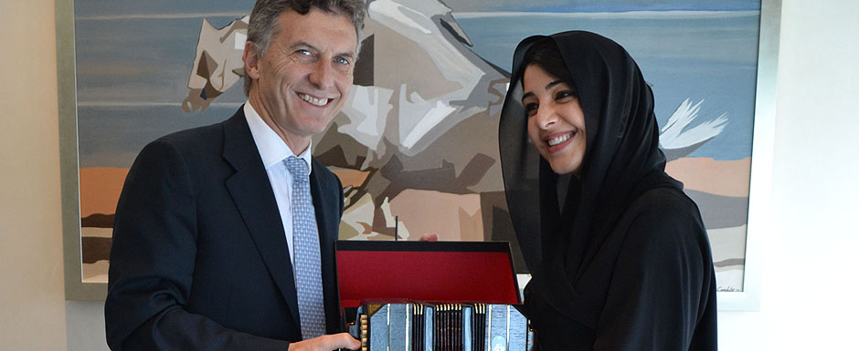 Macri se reunió con autoridades de Gobierno en los Emiratos Árabes