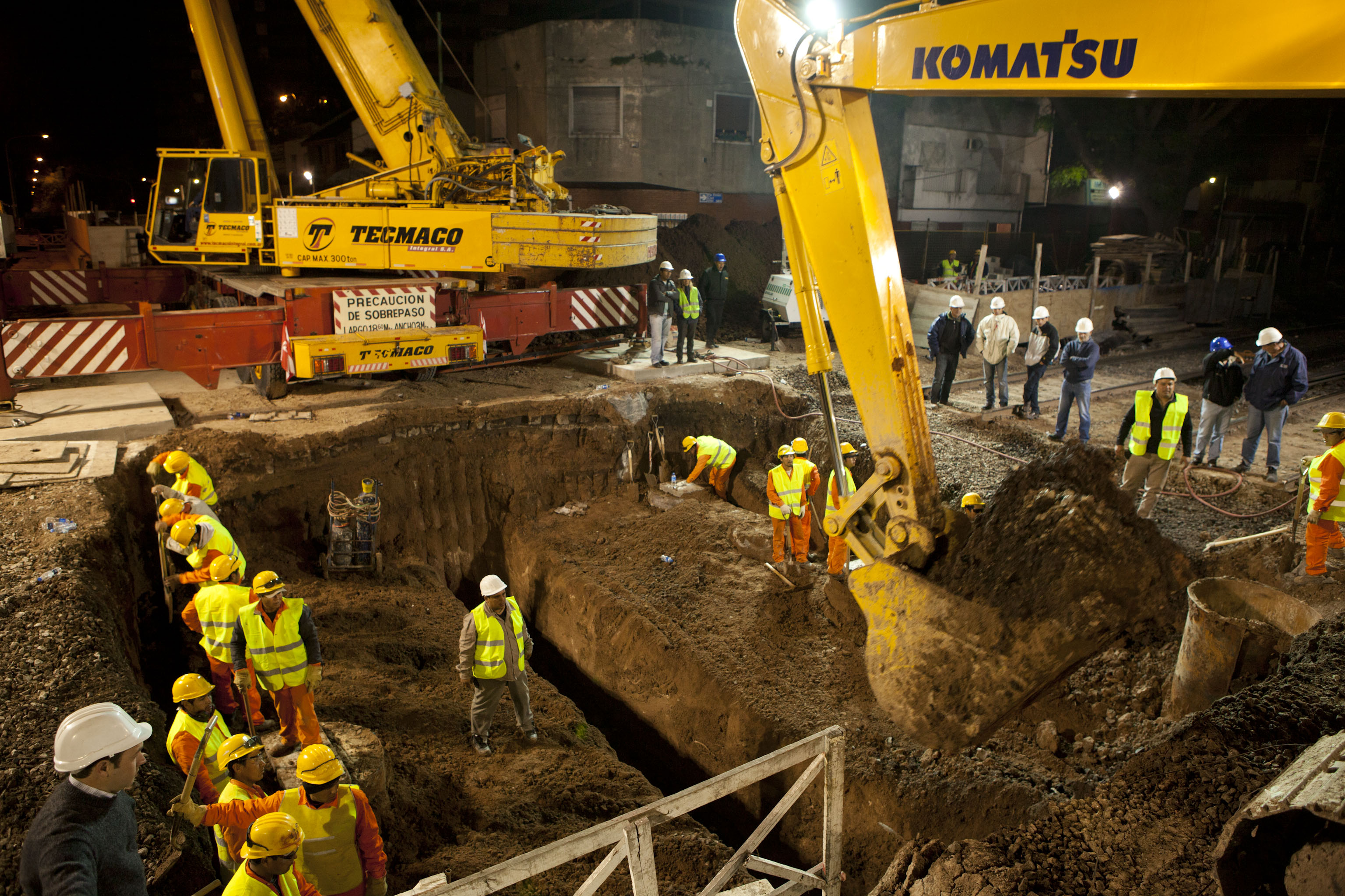 Avanzan las obras de un nuevo Paso Bajo Nivel en Villa Urquiza 