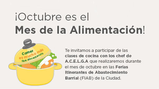 ¡Octubre es el Mes de la Alimentación!