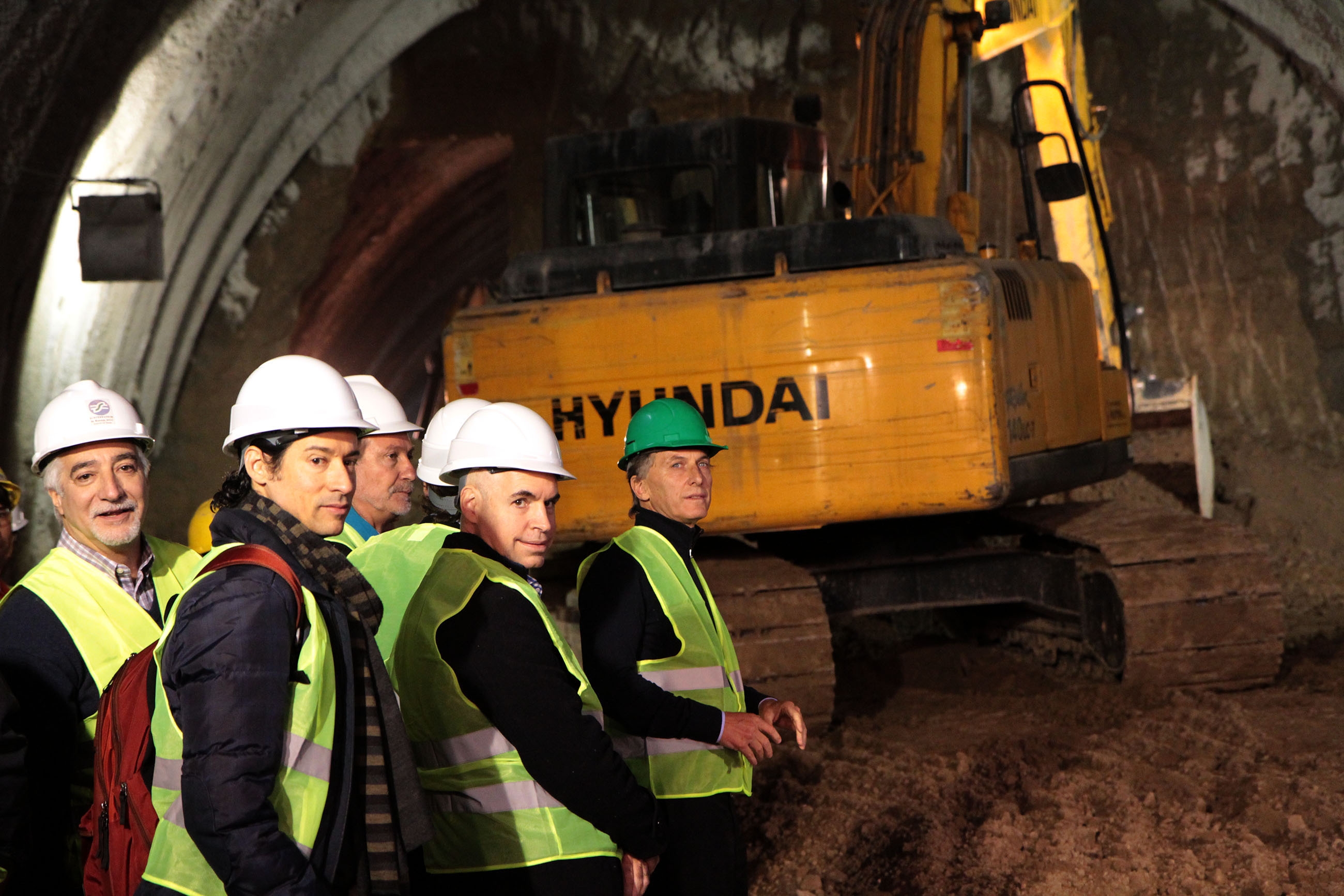 Apertura del túnel que unirá la estación Las Heras con la Línea H