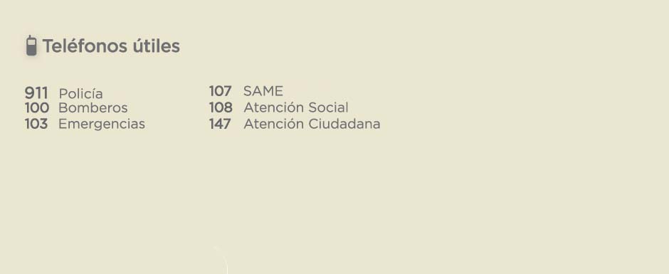 Vías de contacto ante emergencias