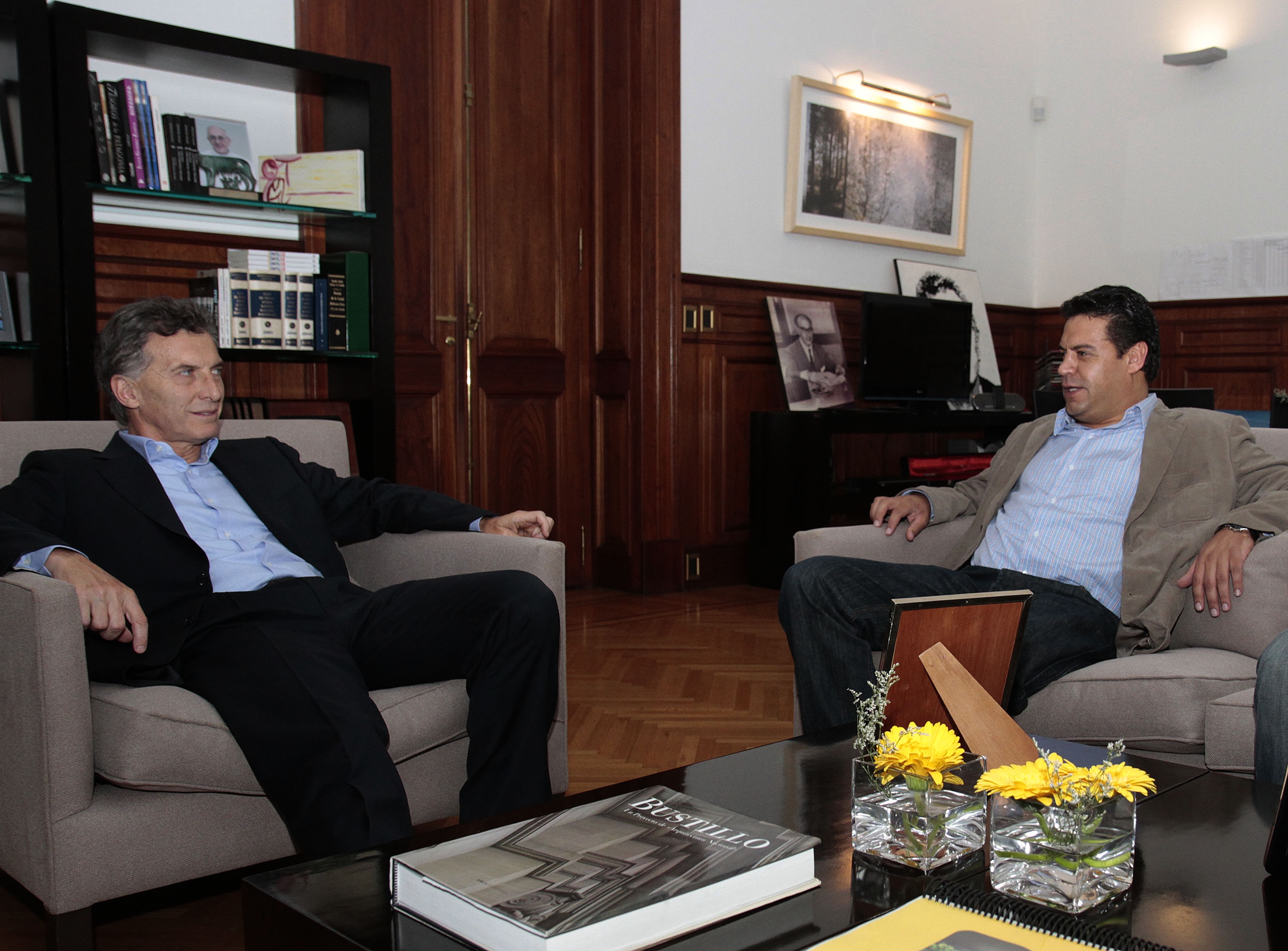 El Alcalde de La Paz se reunió con Macri