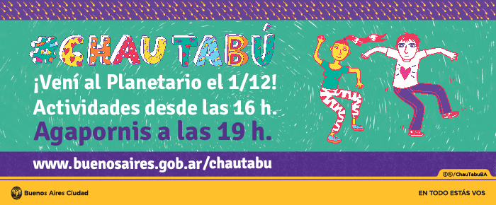 Se lanza #ChauTabú con un recital de Agapornis