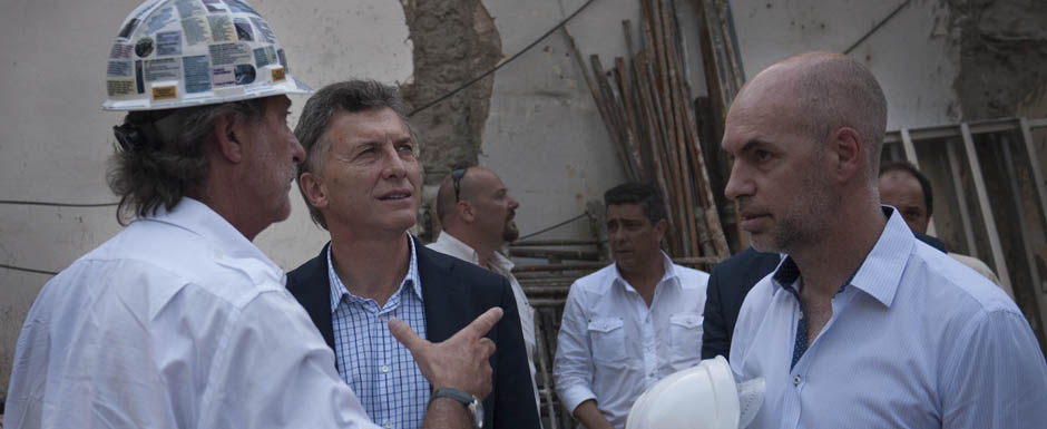 Macri supervisó la construcción del nuevo edificio de la Escuela Técnica Número 5 de Flores