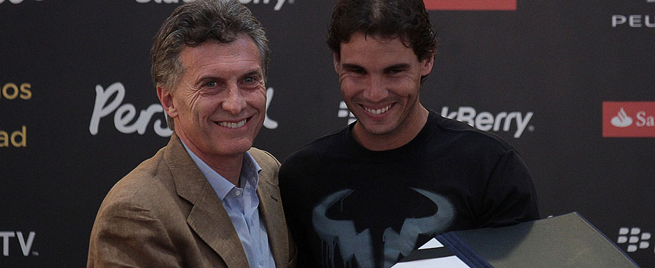 Mauricio Macri distinguió como Huésped de Honor de la Ciudad al tenista Rafael Nadal