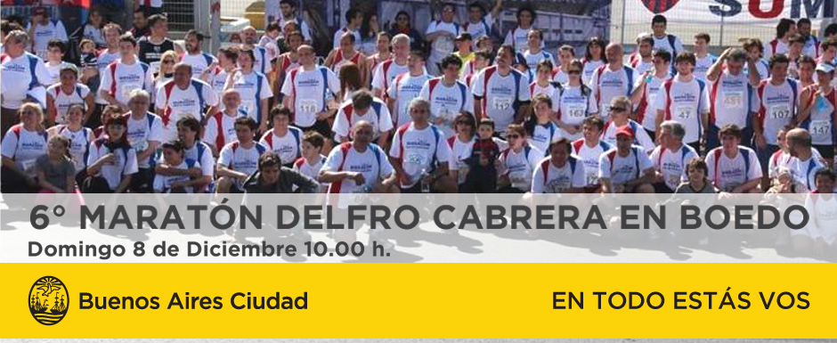 Maratón “Delfo Cabrera”