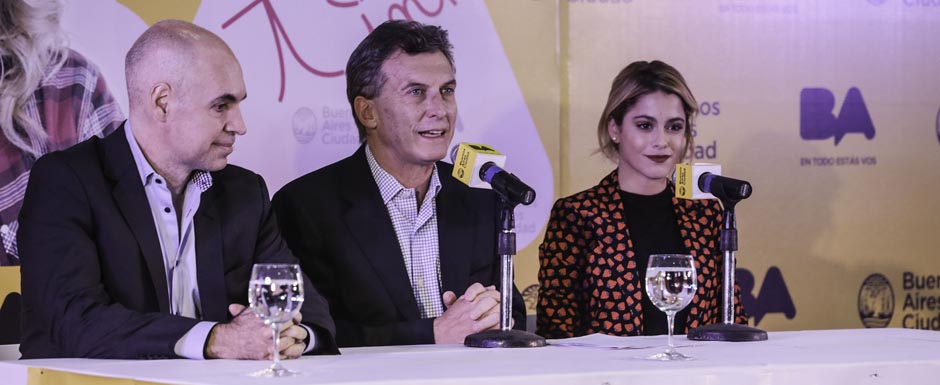 Macri presentó el show gratuito que dará la cantante Tini Stoessel