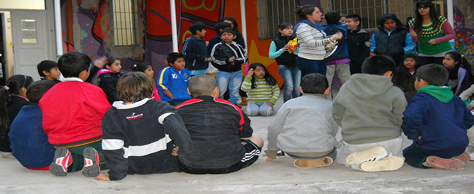 Comité de Niñas y Niños en el barrio Cildañez