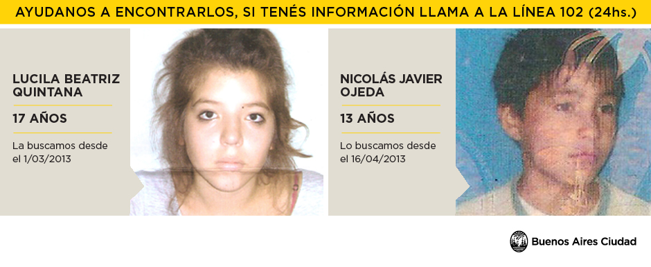 Intensa búsqueda de dos adolescentes