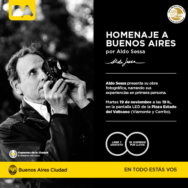 Aldo Sessa presenta su obra en Plaza del Vaticano