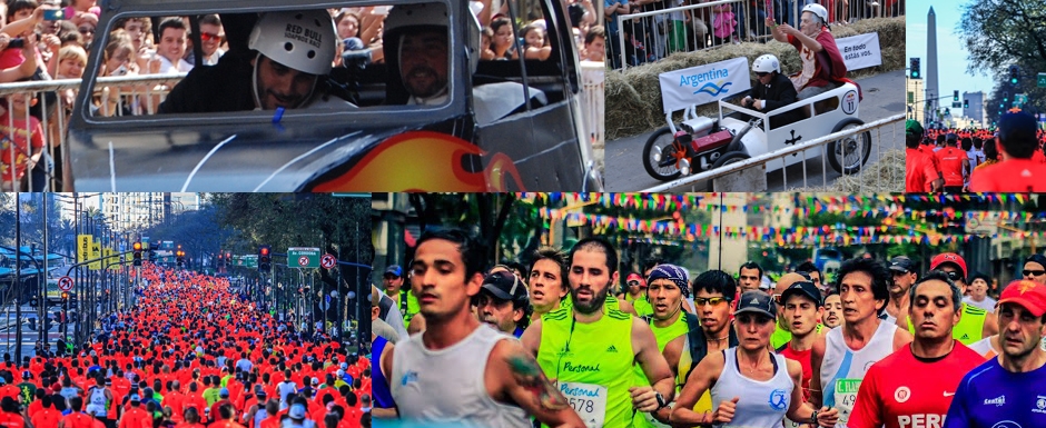 El deporte: pasión de multitudes en las calles porteñas   