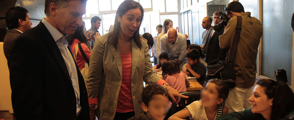 Macri visitó un Centro de Apoyo Escolar en el barrio de Boedo