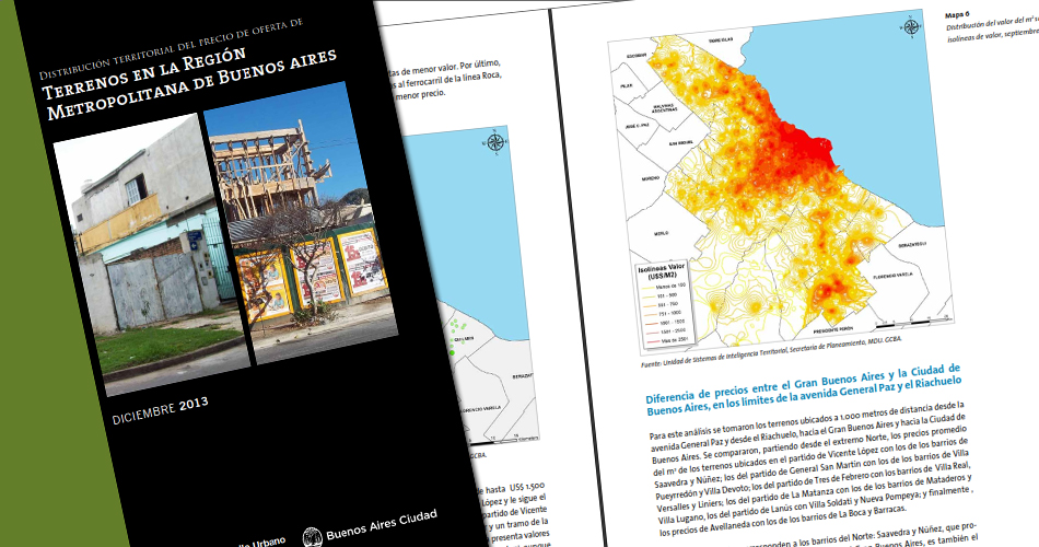 Oferta de Terrenos en la Región Metropolitana de Buenos Aires