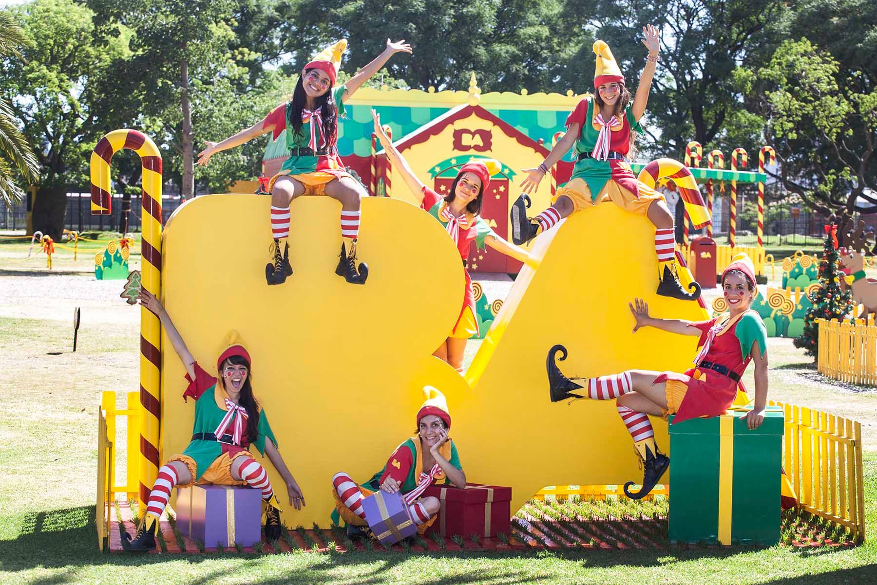 ¡Papá Noel te está esperando en el Parque Navideño!