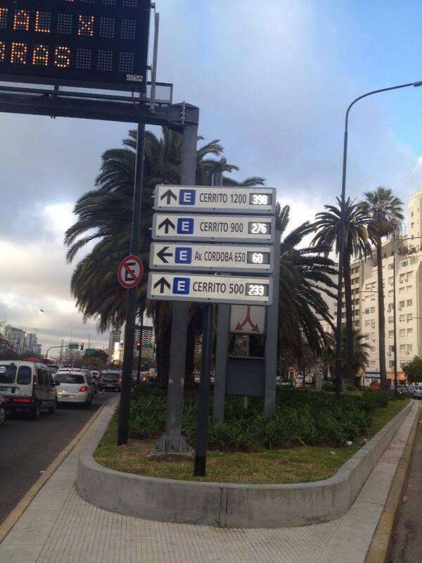 Implementamos nuevos carteles digitales para saber dónde estacionar 