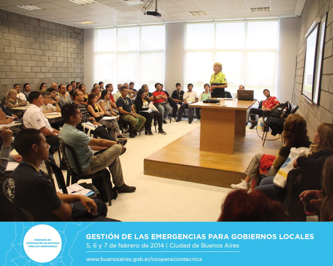 Se realizó el taller de “Gestión de las emergencias para gobiernos locales” con representantes de todo el país