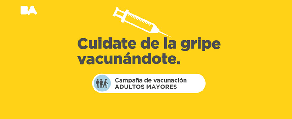 Campaña de Vacunación Antigripal para adultos mayores de 65 años
