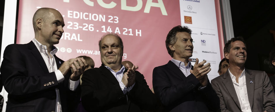 Macri asistió de la apertura de arteBA