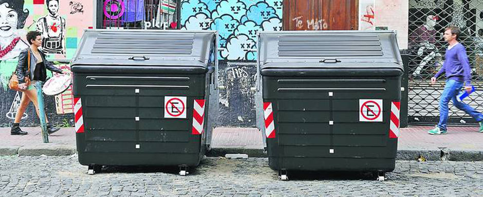 Se instalaron 198 contenedores nuevos en San Telmo