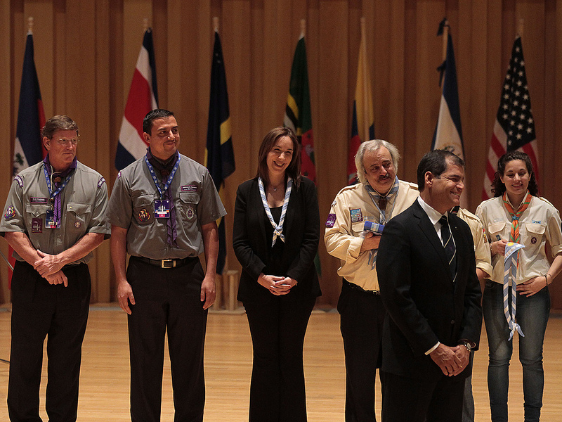La Vicejefa de Gobierno participó junto con Rafael Correa de la Conferencia Scout Interamericana