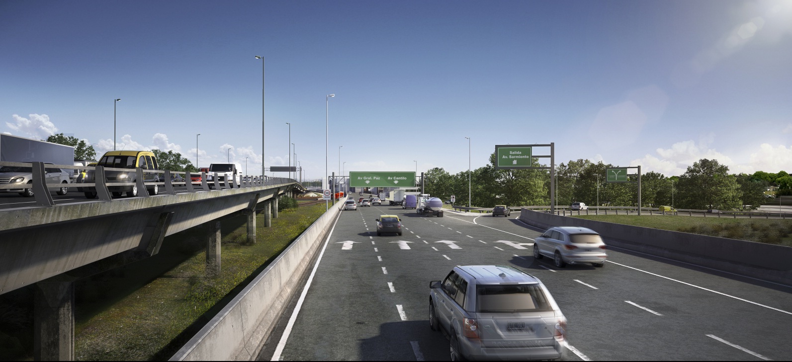 La Ciudad tiene una nueva bajada para la Autopista Illia