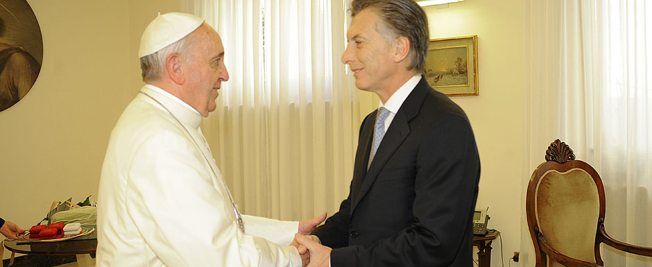 Macri fue recibido por el Papa Francisco en una audiencia privada