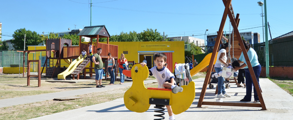 Juegos inclusivos en Villa Soldati