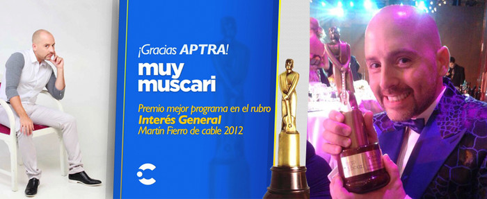 Muy Muscari, ganador de Martín Fierro de Cable 