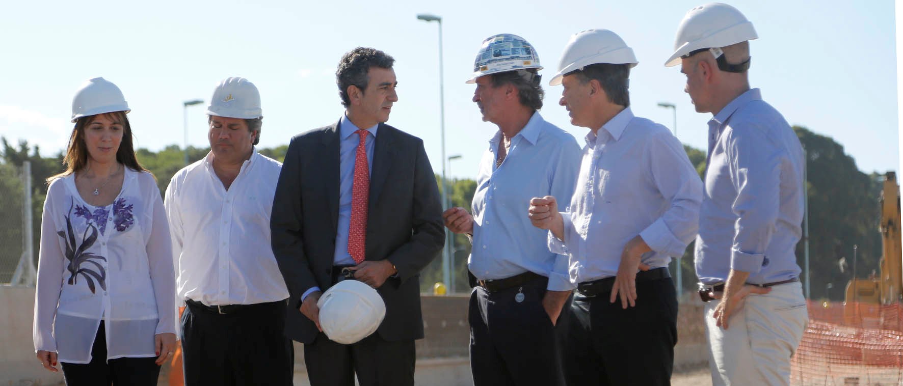 Recorrida por las obras de extensión de la Au Illia