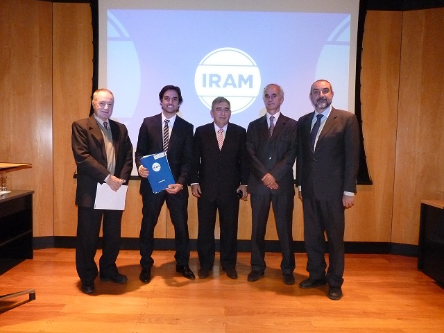 La Unidad de Auditoría Interna del Ministerio certificó la Norma IRAM 9001:2008